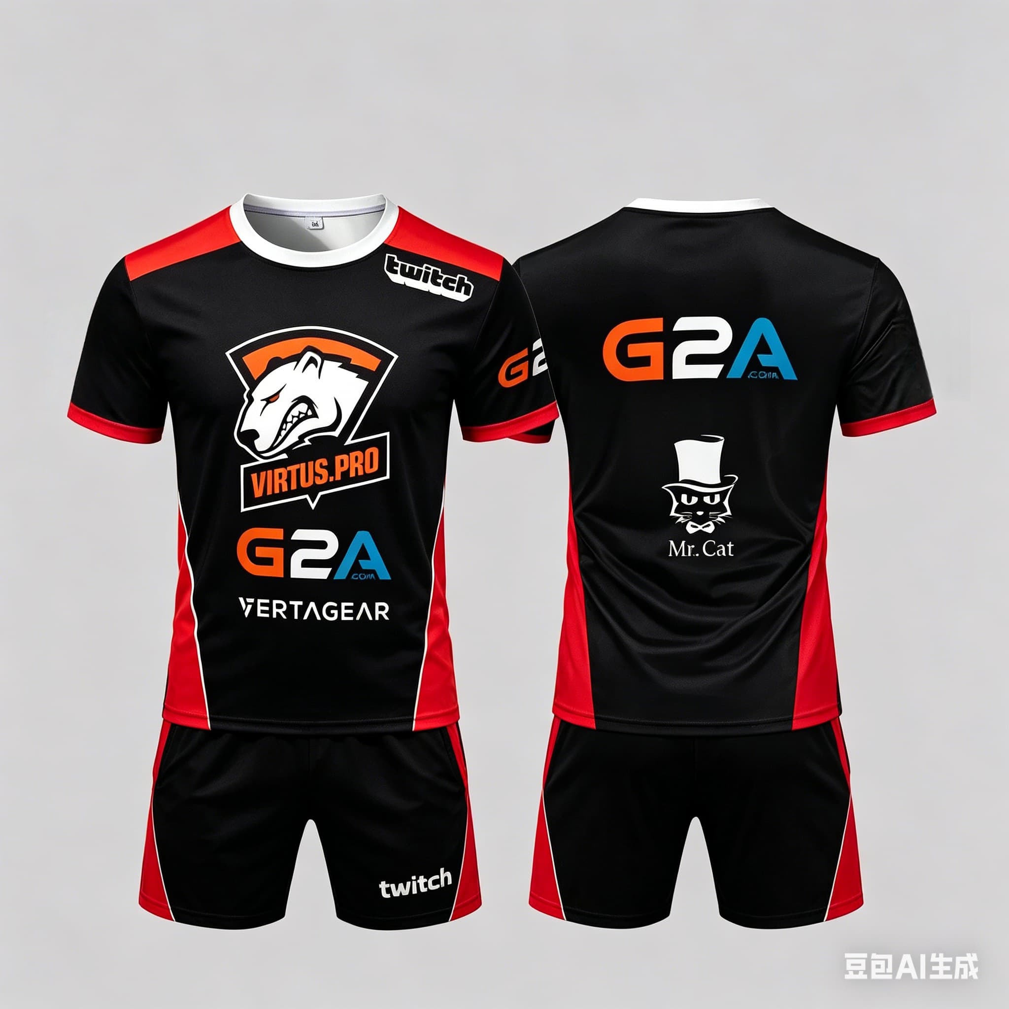 Esports & Gaming Optics Gmbh - Tenues de l'équipe d'e-sport Virtus.Pro, ensemble
