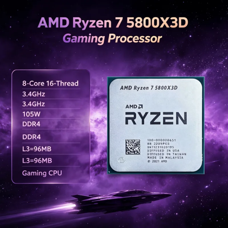 Processeur de jeu AMD R7 5800X - Amd Cpu Ryzen 7 avis et prix