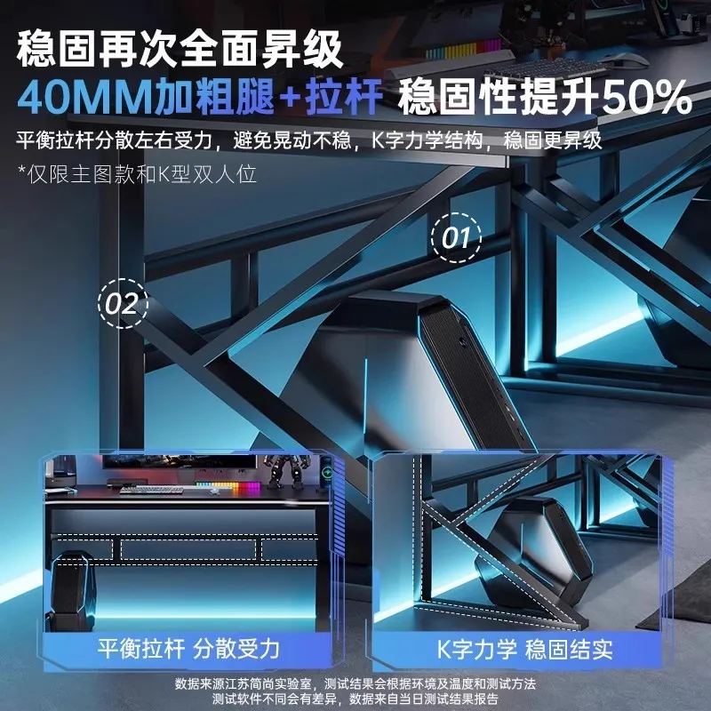 Bureau de jeu double pour e-sp - Esports Gaming Table avis et prix